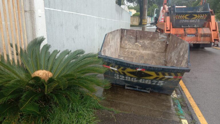 Locação de Caçambas no Bairro Cristo Rei em Curitiba